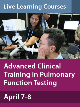 Advanced Clinical Training in Pulmonary Function Testing April 2018