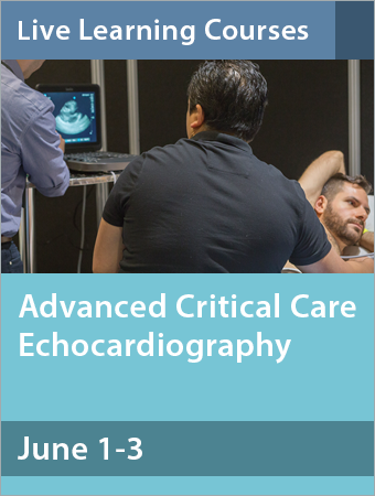 Advanced Critical Care Echocardiography June 2018
