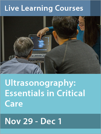 Ultrasonography: Essentials in Critical Care November 2018